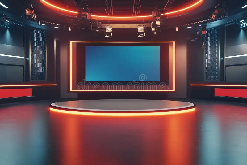 Çekim için ofis konseptli dekor